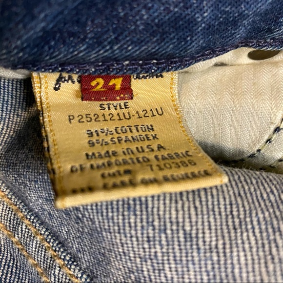 7 For All Mankind Kate Straight Leg Jeans 27 - Picture 7 of 8